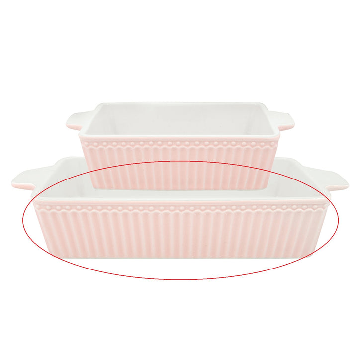 casserole dish Alice pale pink