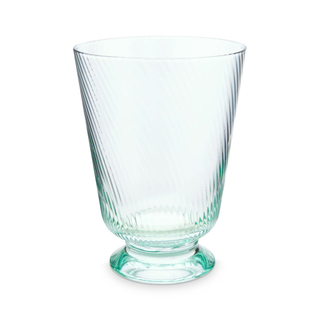 Water Glass Twisted Green 360 ml