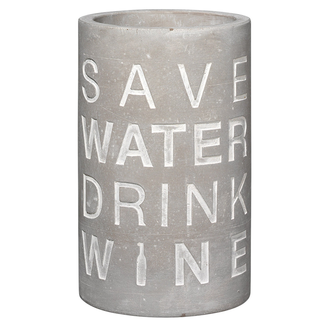 Flaschenkühler "Save water"
