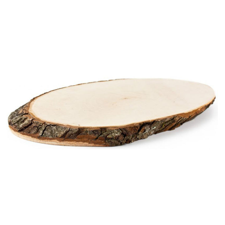 wooden board with bark approx. 48 x 20 cm 