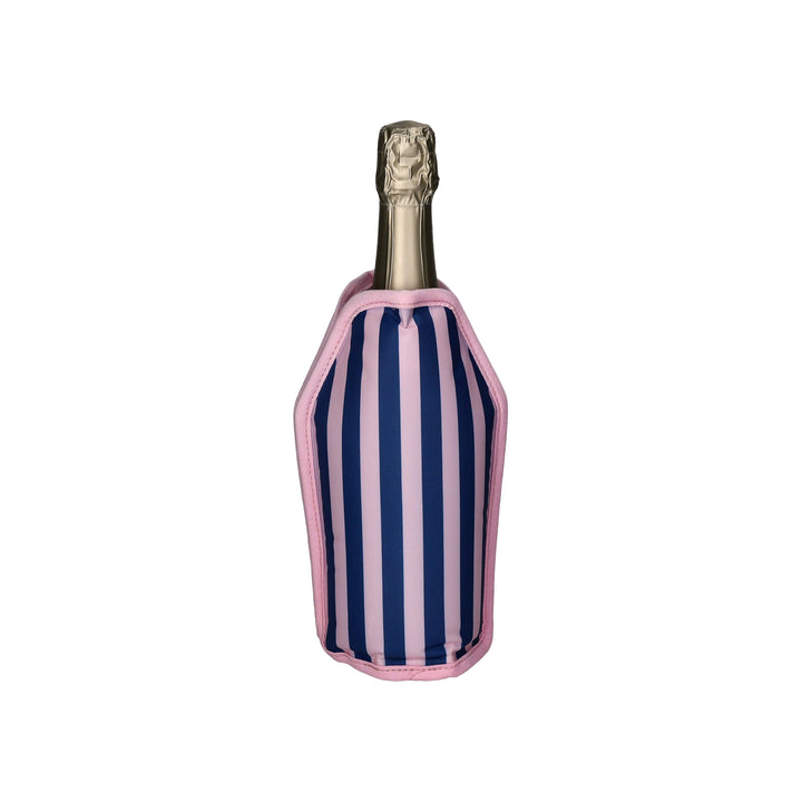Kühlmanschette, Motiv: Streifen, blau/rosa