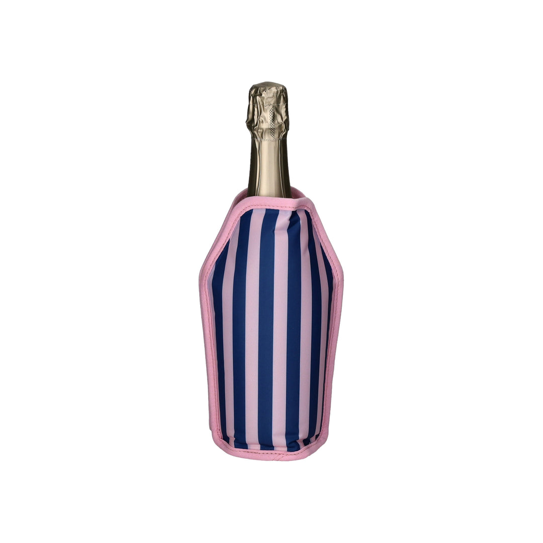 Kühlmanschette, Motiv: Streifen, blau/rosa