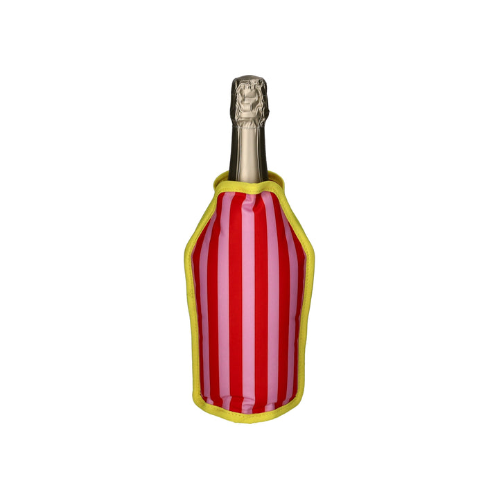 Kühlmanschette, Motiv: Streifen, rot/rosa/gelb