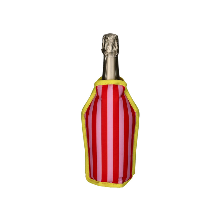 Kühlmanschette, Motiv: Streifen, rot/rosa/gelb