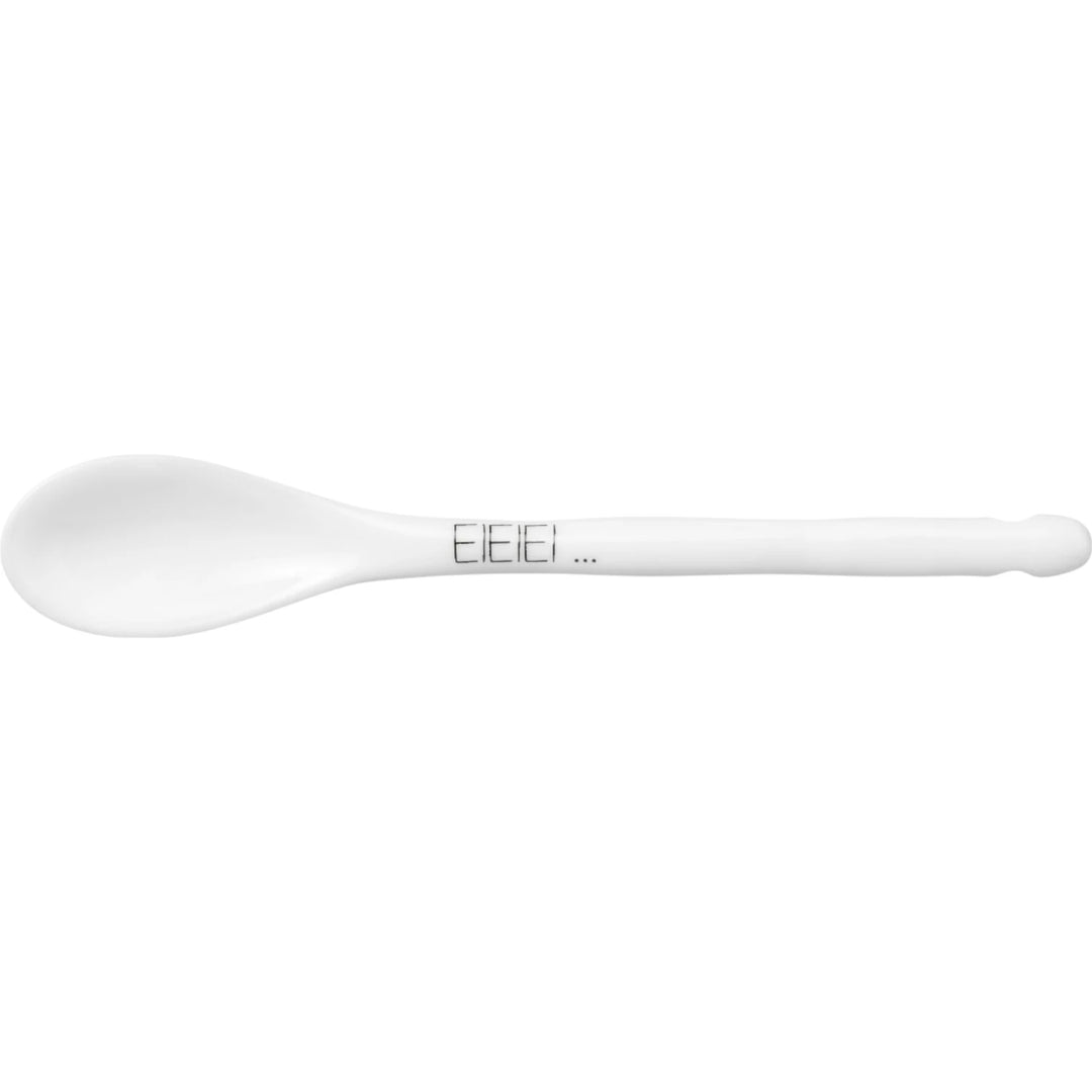 Eierbecher Set "rund Herz (Akazie & Porzellan)"