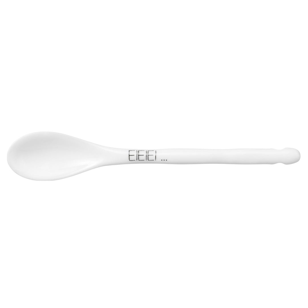Eierbecher Set "rund Herz (Akazie & Porzellan)"
