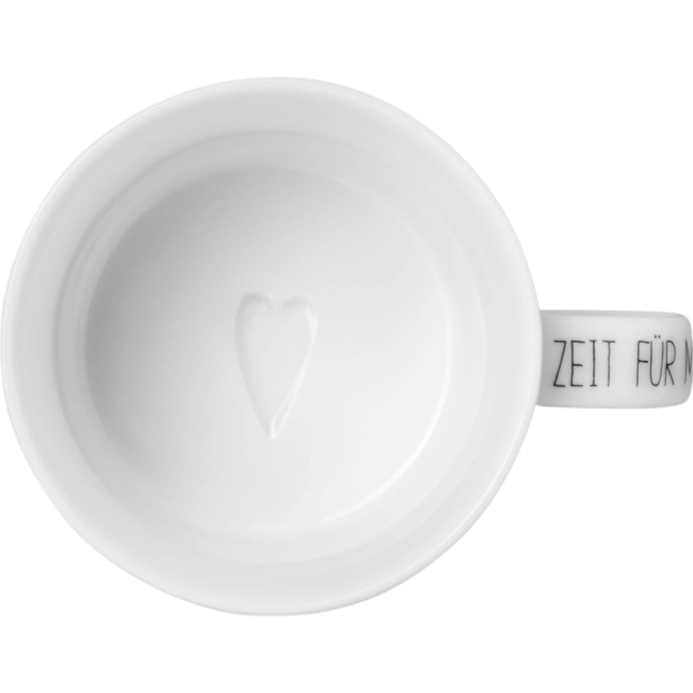 Zeit für mich Kleine Tasse m. Untertasse