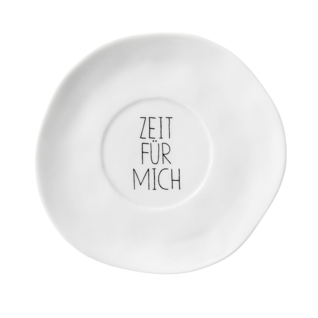 Zeit für mich Kleine Tasse m. Untertasse