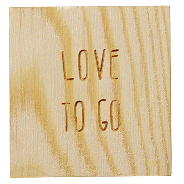Glückskästchen "Love to go“ Herz"