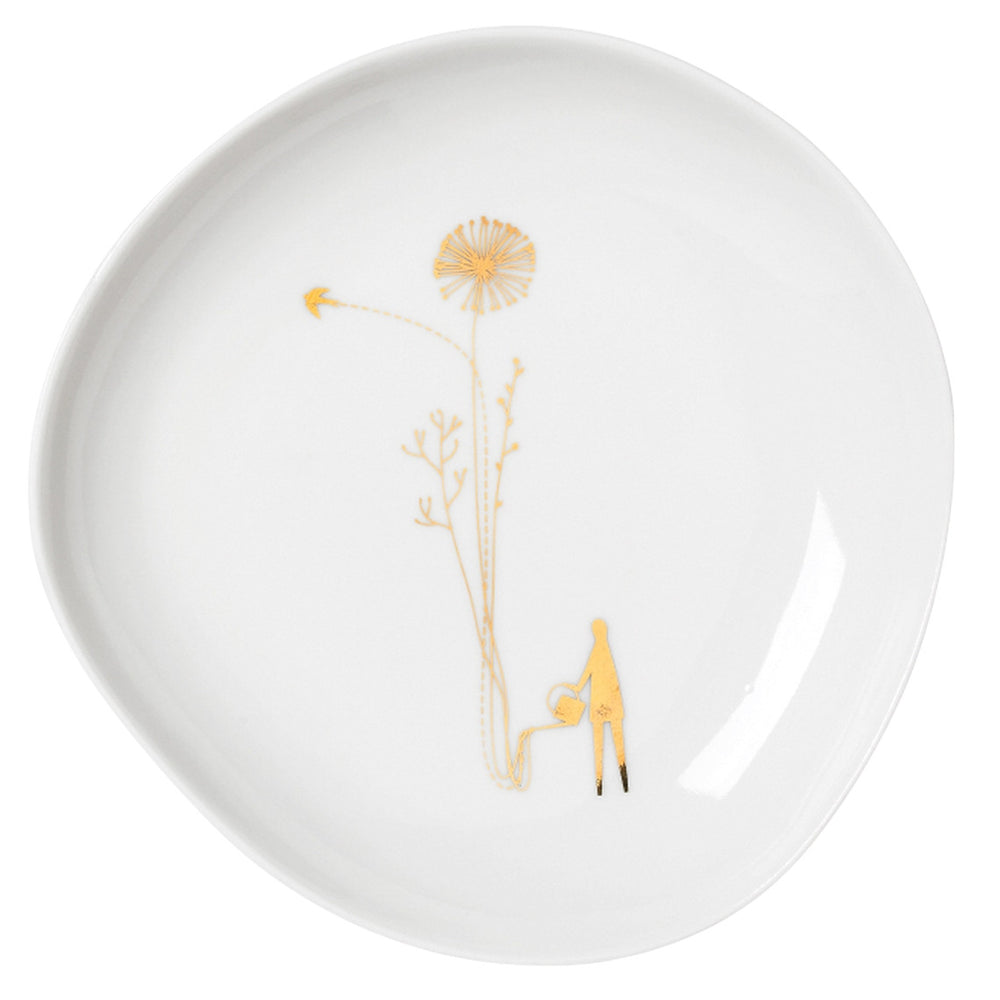 Wunderland Schalenset Blumen gold