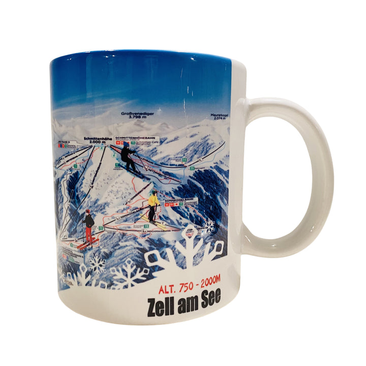 Mug "Piste map Zell am See Kaprun"