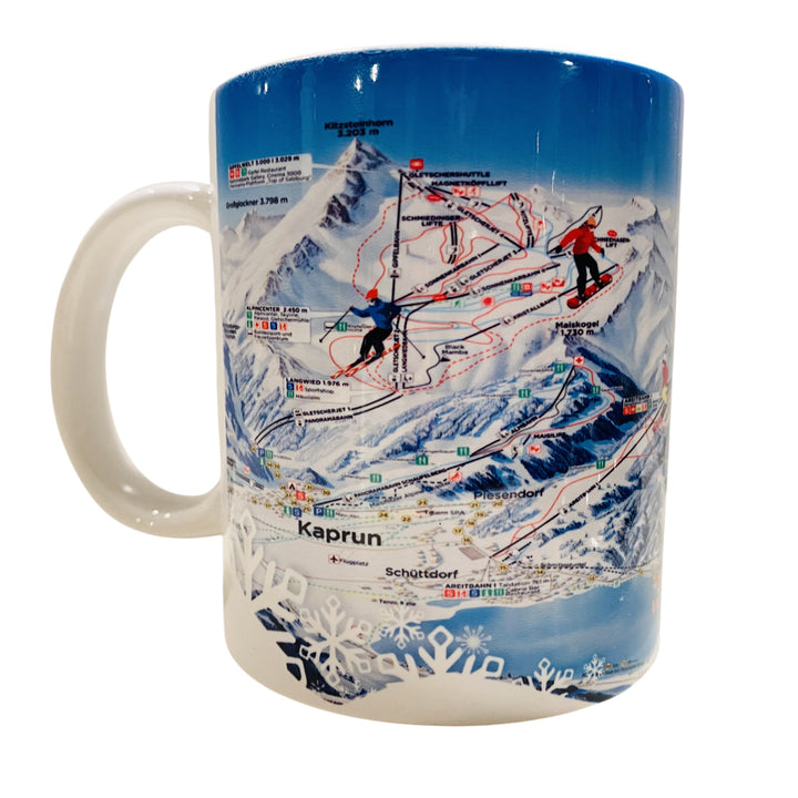Mug "Piste map Zell am See Kaprun"