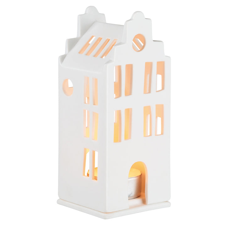 Mini Lichthaus Grachtenhaus 6x6x13.5cm