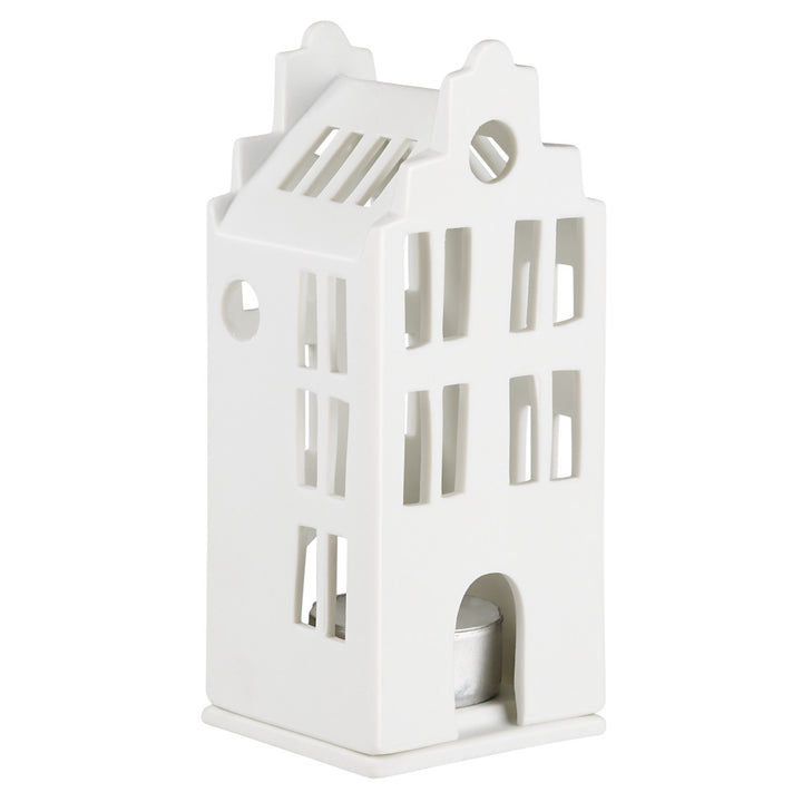Mini Lichthaus Grachtenhaus 6x6x13.5cm