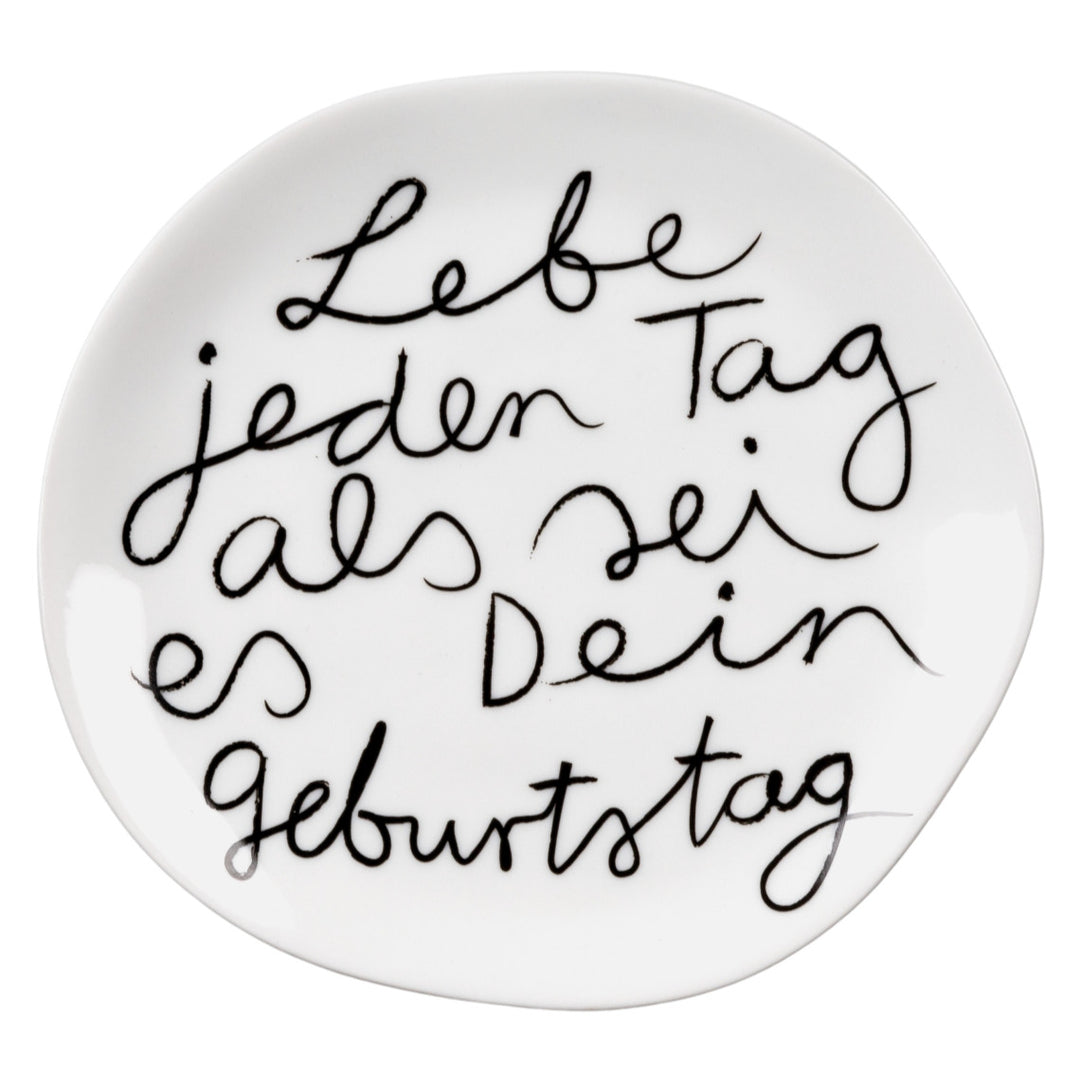 Mix & Match Teller klein "Lebe jeden Tag“"