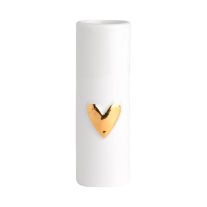 Minivasen "Herz“ 2er Set gold"
