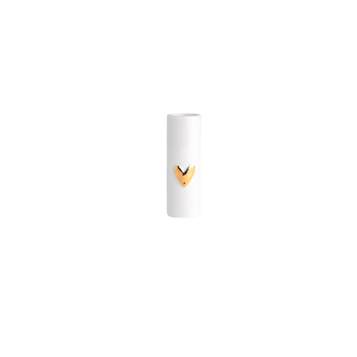 Minivasen "Herz“ 2er Set gold"