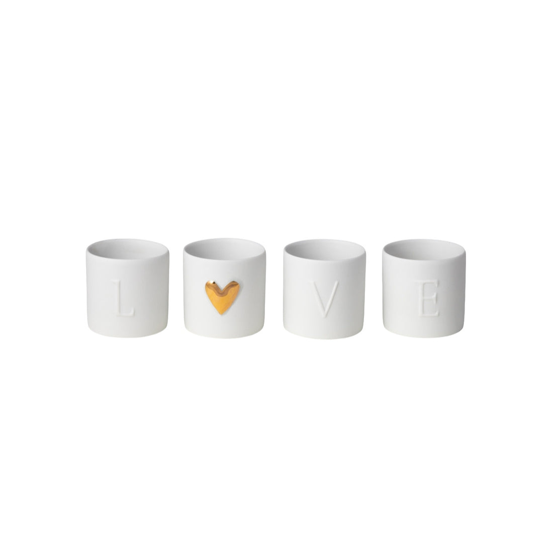 Love Lichter 4er Set