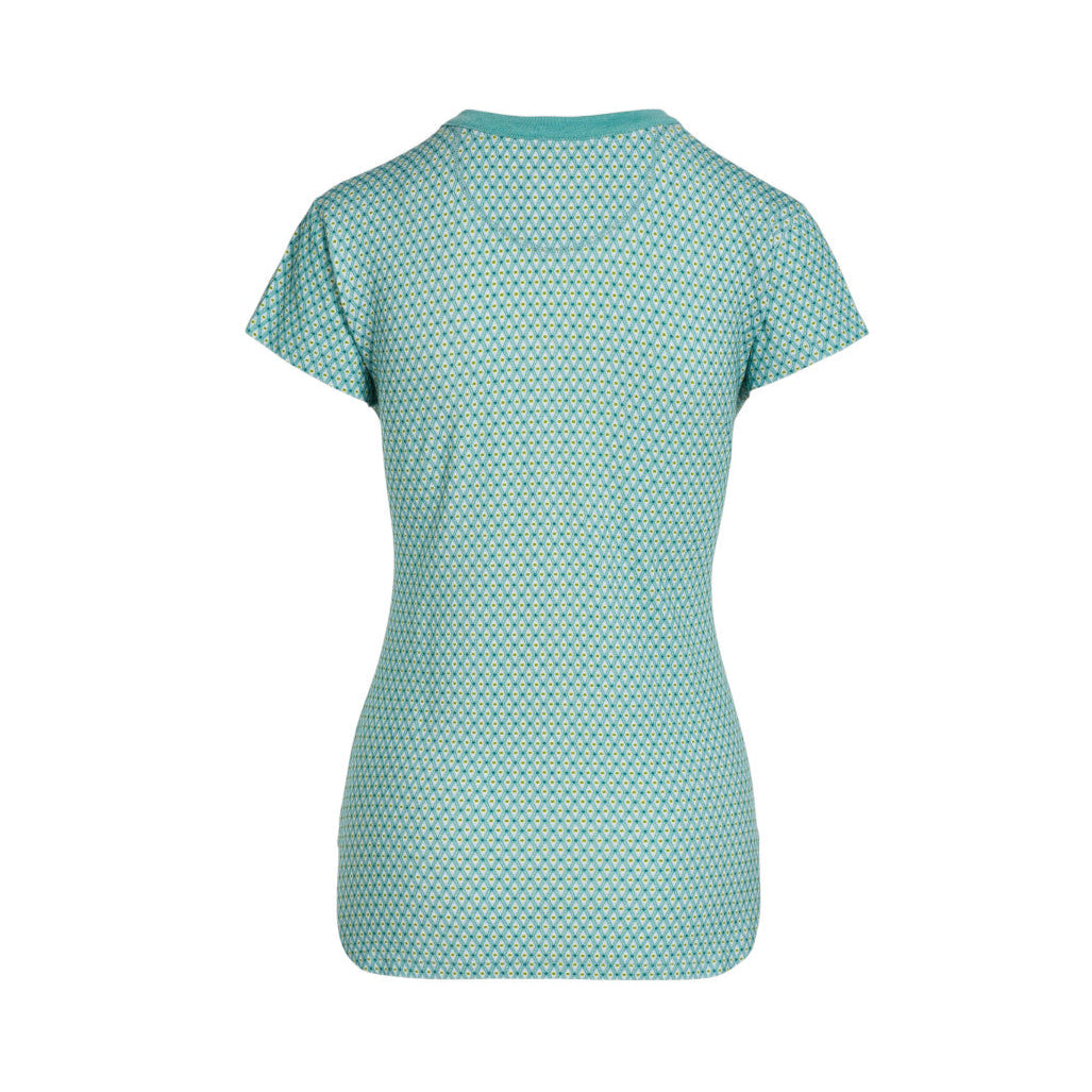 Teca Kurzarm Shirt Marquise Blue S