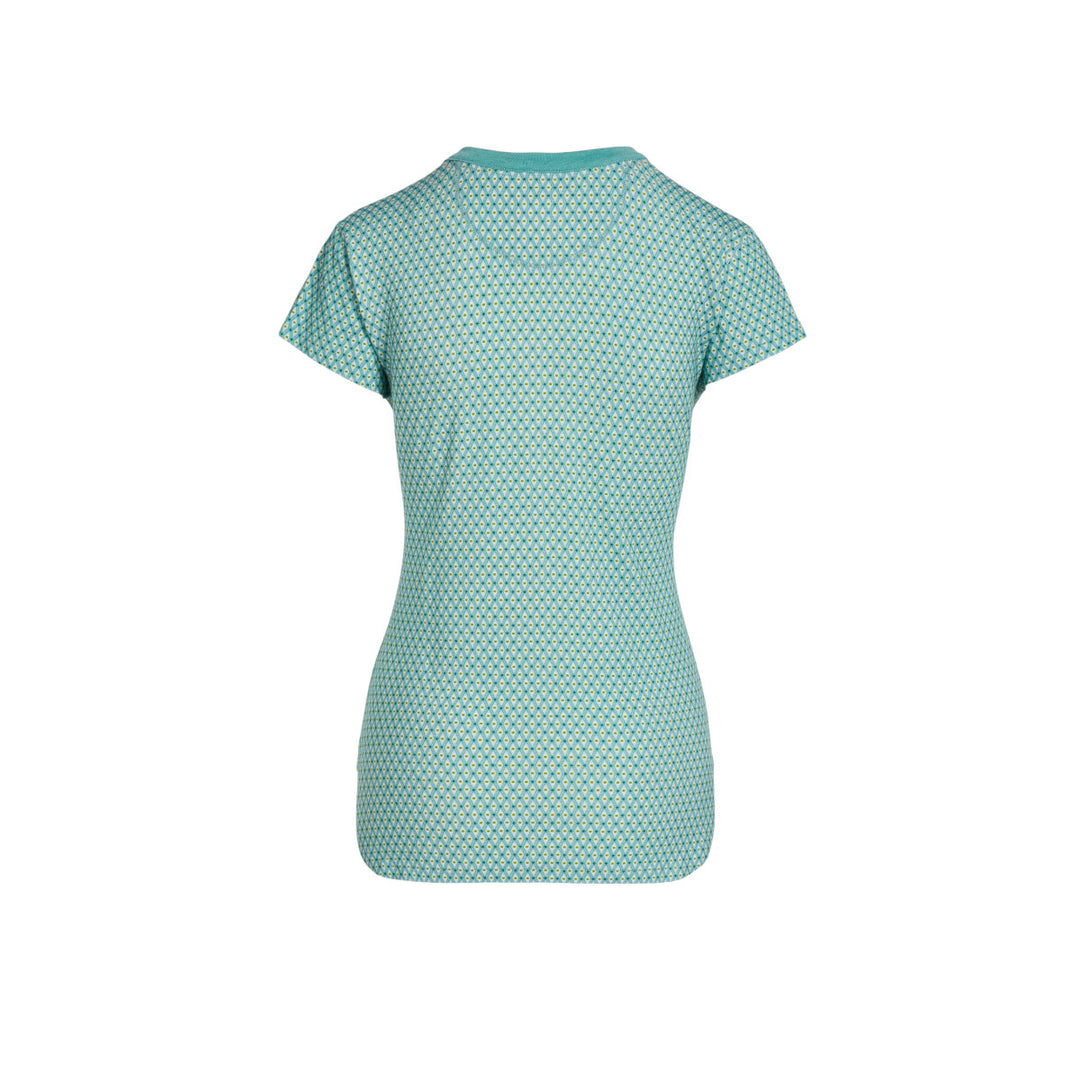 Teca Kurzarm Shirt Marquise Blue L