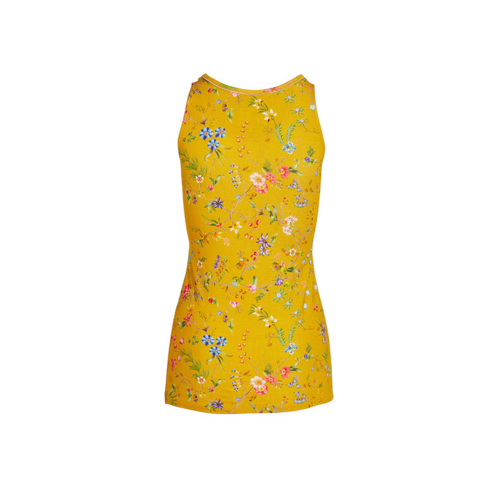 Tessy Ärmelloses Top Petites Fleurs Yellow M