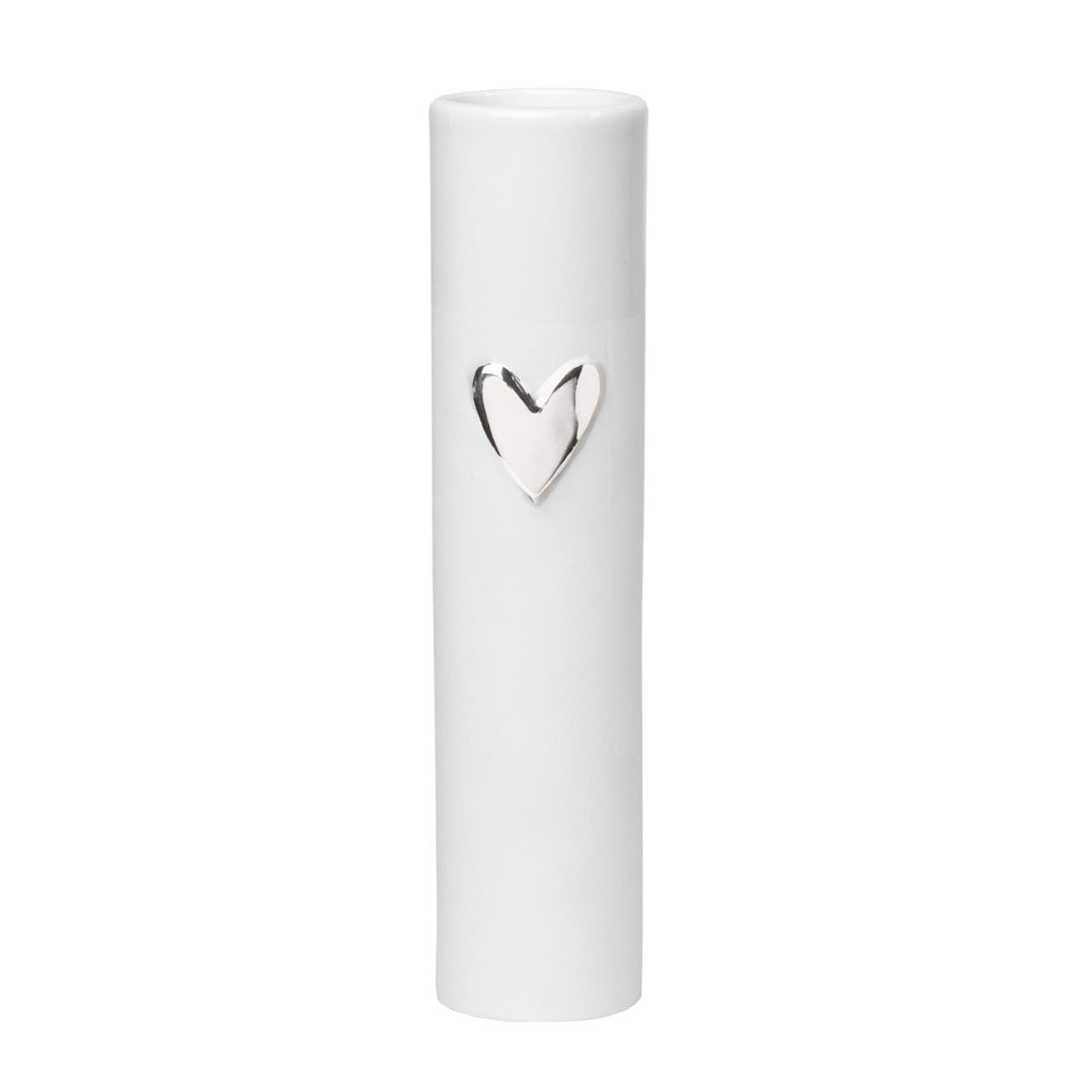 Vase Herz silber