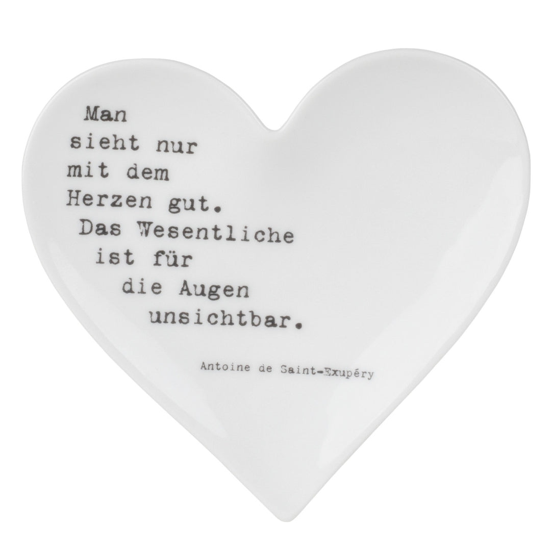 Herzteller klein "Man sieht nur"