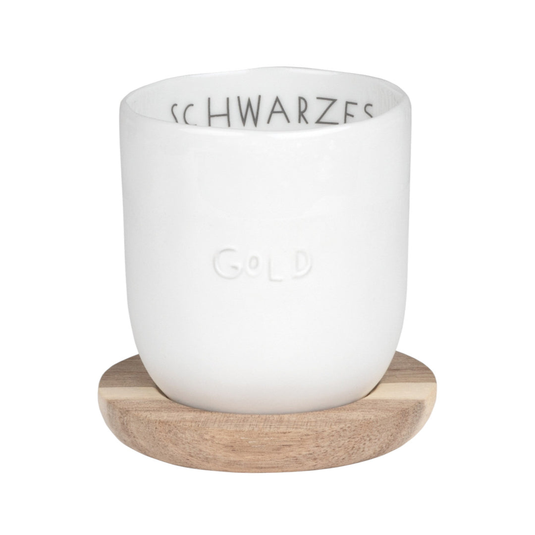 Guten Morgen kleiner Becher "Schwarzes Gold"