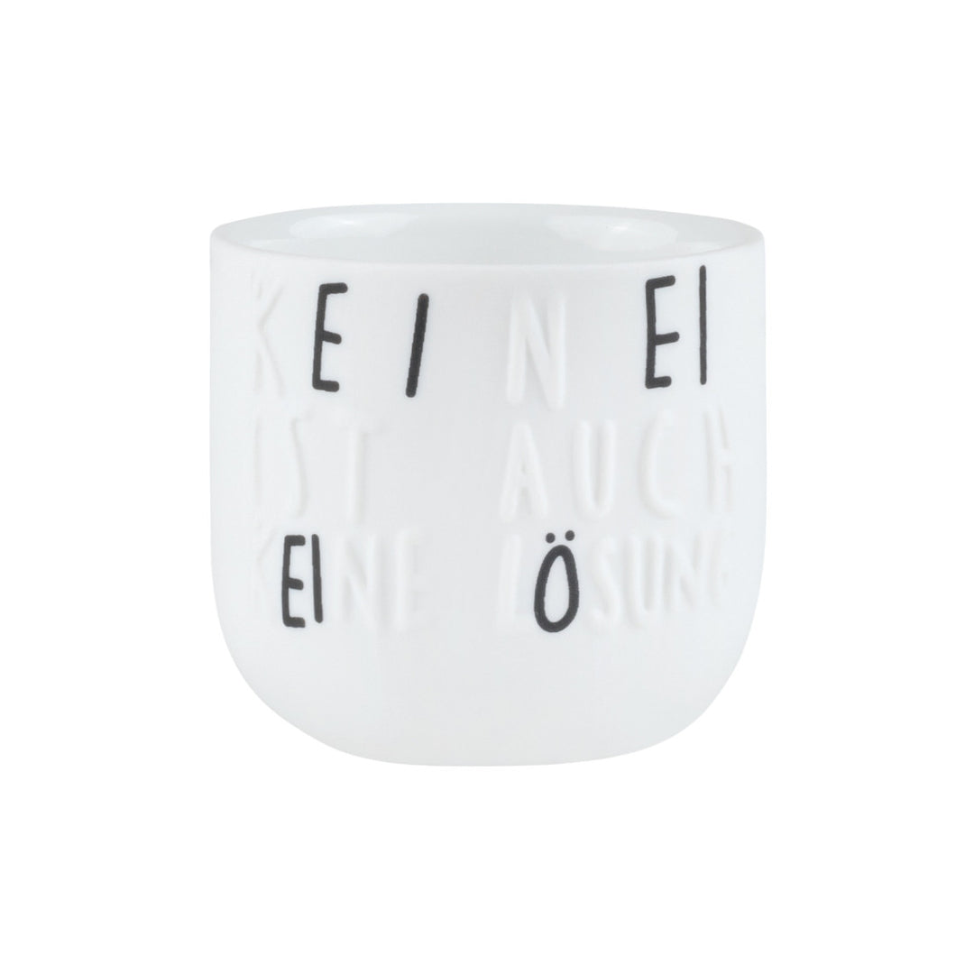 Guten Morgen Eierbecher "Kein Ei ist"