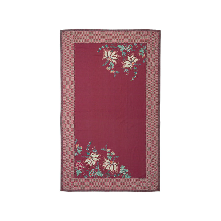 Tablecloth Flower Festival Dark Pink 150x250 cm