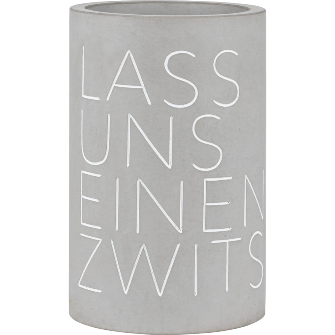 Flaschenkühler "Lass uns einen Zwitschern"