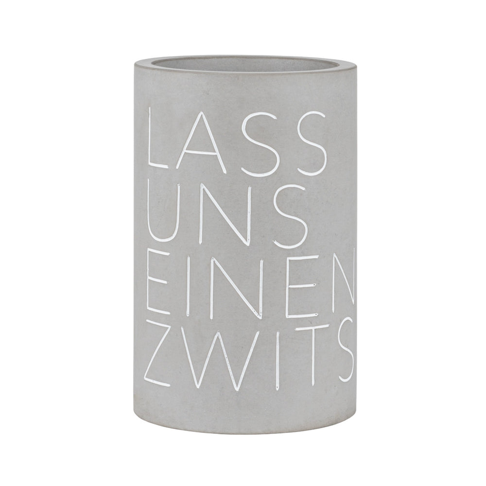 Flaschenkühler "Lass uns einen Zwitschern"