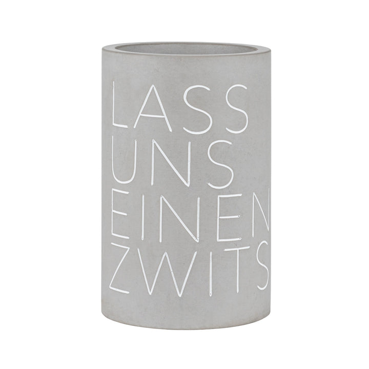 Flaschenkühler "Lass uns einen Zwitschern"