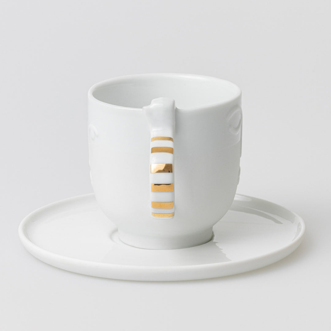 Tischgestalten Tasse Calda mit Untertasse