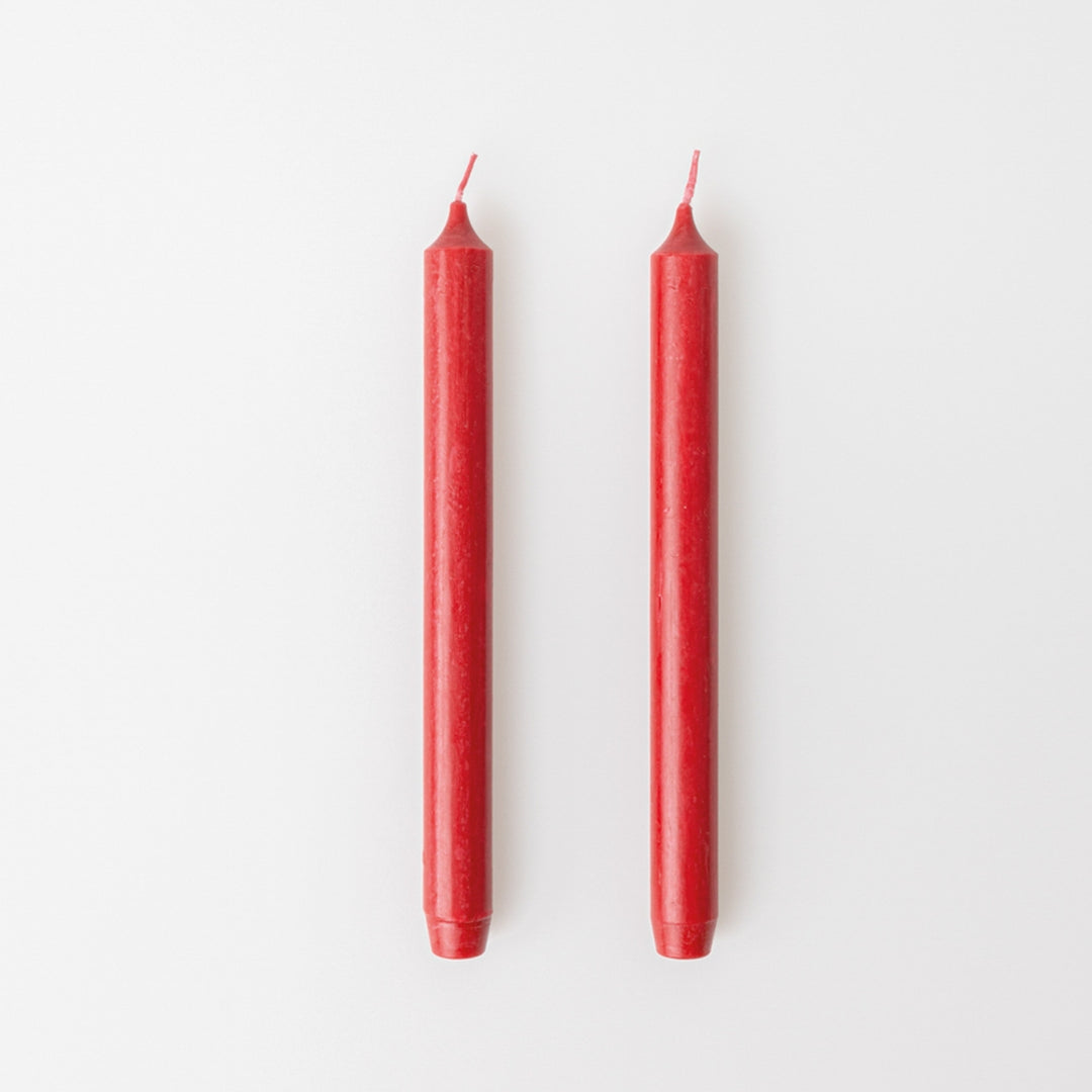 Stabkerzen 2er Set Zinnober