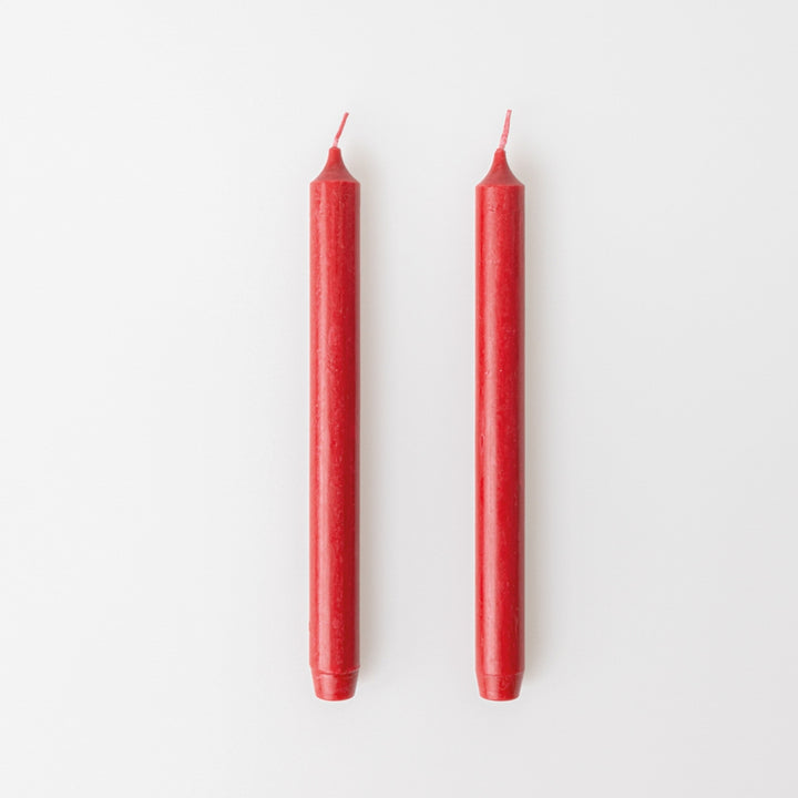 Stabkerzen 2er Set Zinnober