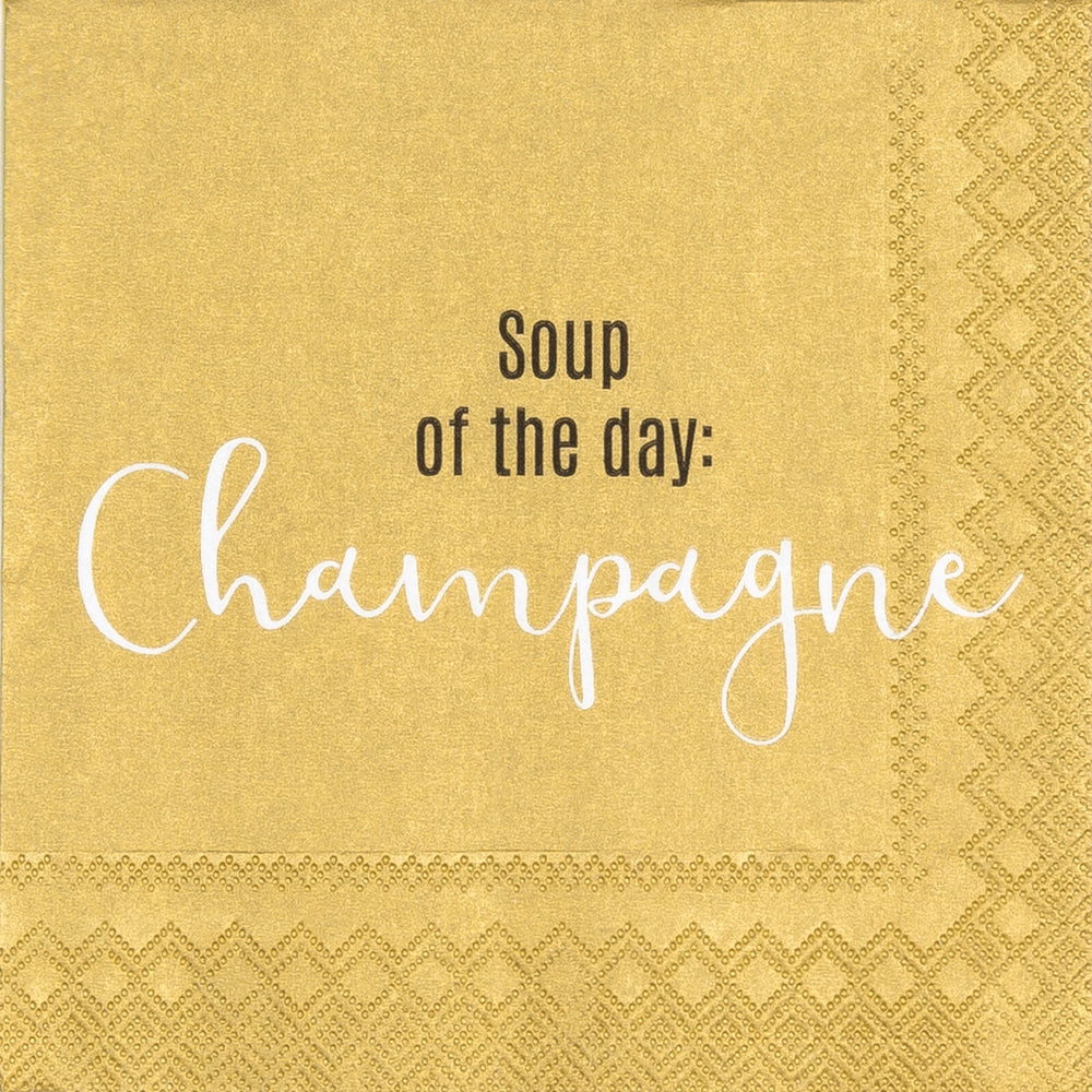 Cocktailserviette "Soup of the day"