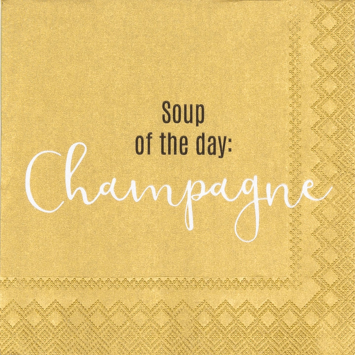 Cocktailserviette "Soup of the day"