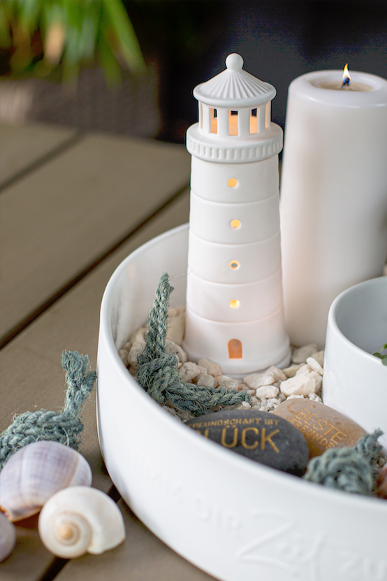 Porzellan-Kranz "Nimm dir Zeit zum träumen"