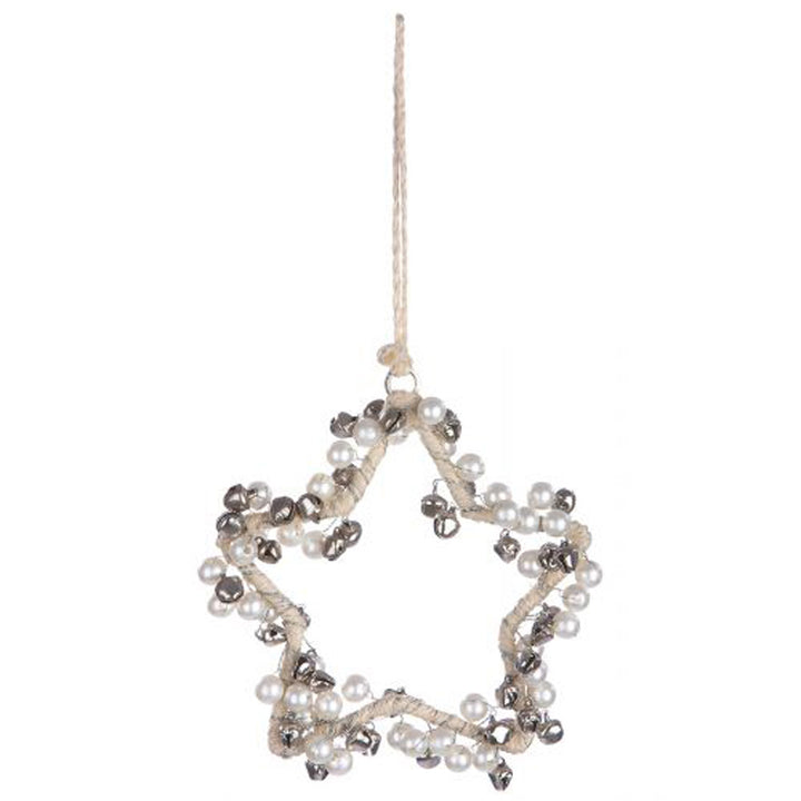 Textile Hanging Star 'Pearl'