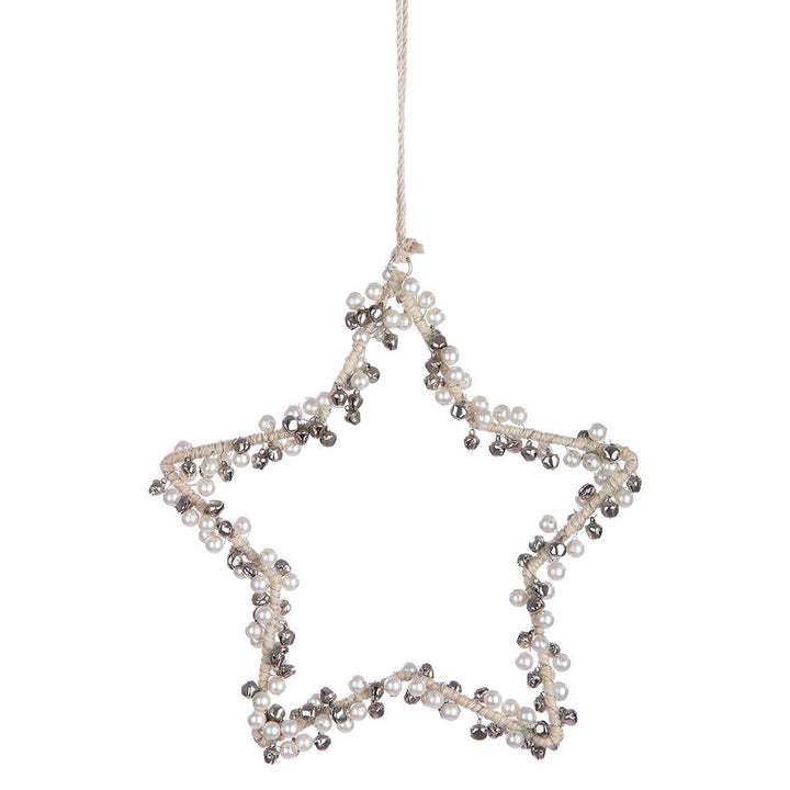 Textile Hanging Star 'Pearl'