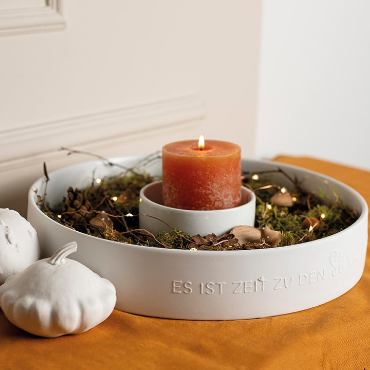 Porzellan-Kranz "Nimm dir Zeit zum träumen"