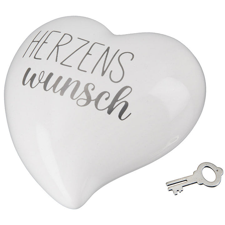 Spardose Herz „Herzenswunsch“