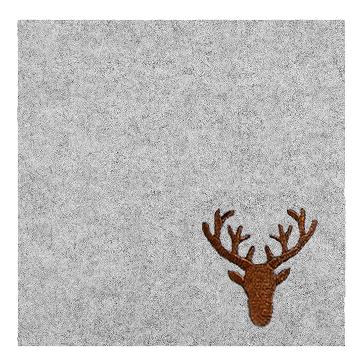 Filz Untersetzer quadratisch "Hirsch"