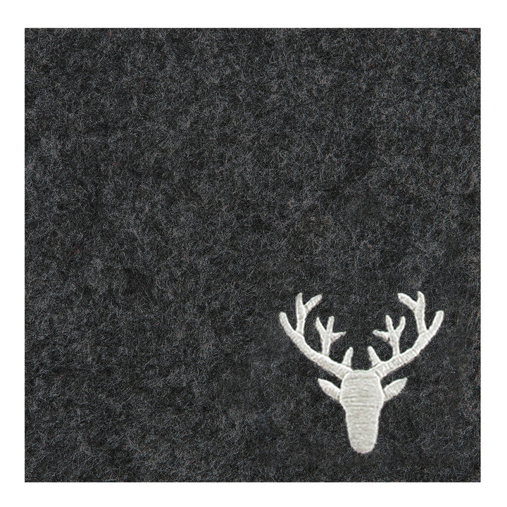 Filz Untersetzer quadratisch "Hirsch"