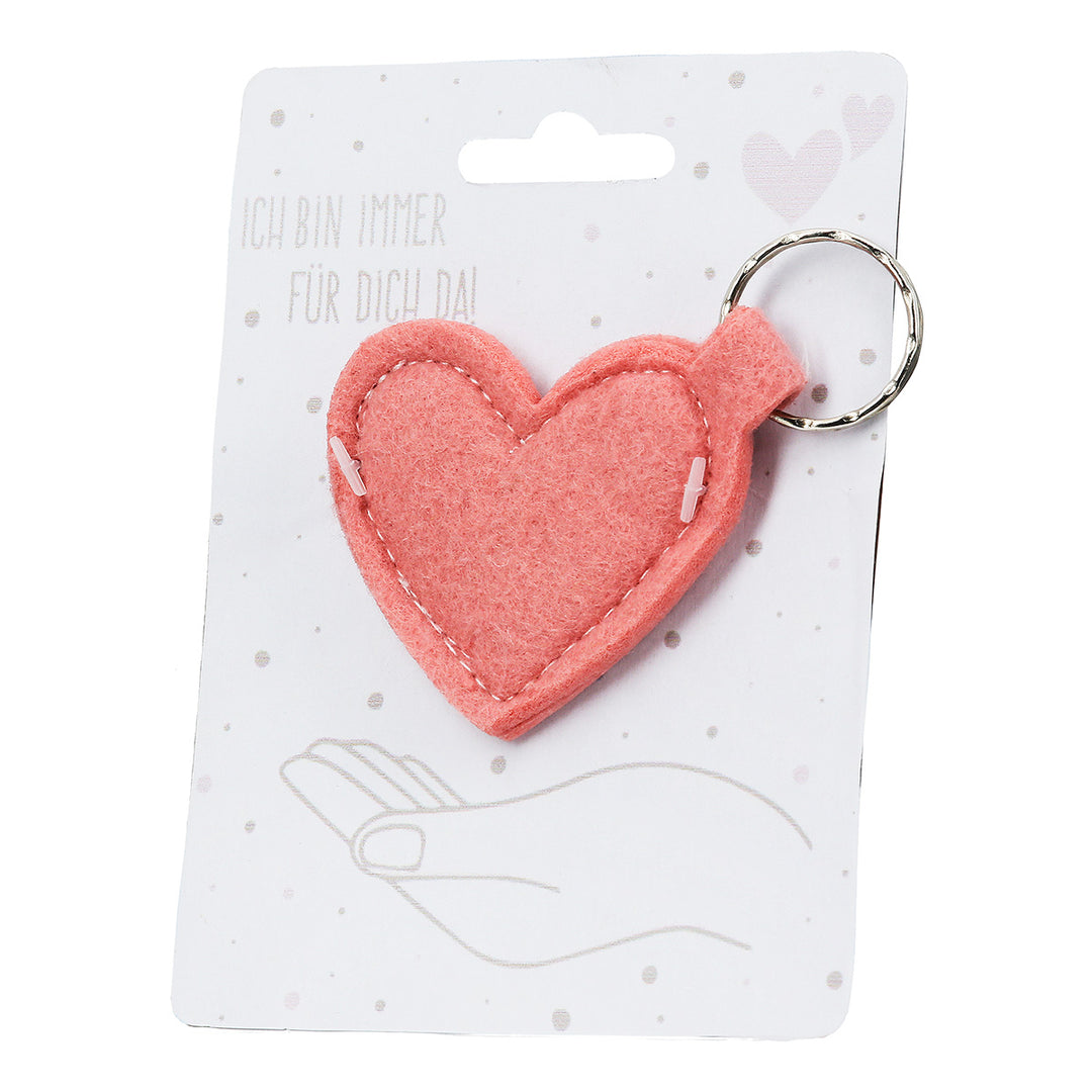 Schlüsselanhänger Herz „Ich bin immer für dich da!/ Ich passe immer auf dich auf!“