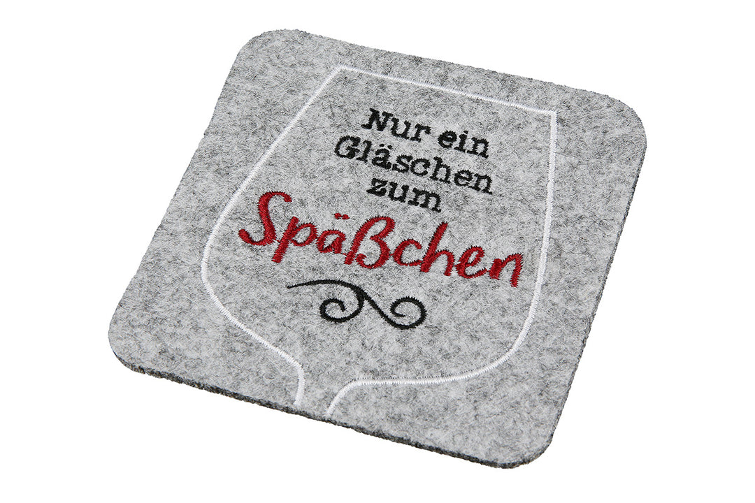 Filz Untersetzer quadratisch "Wein"