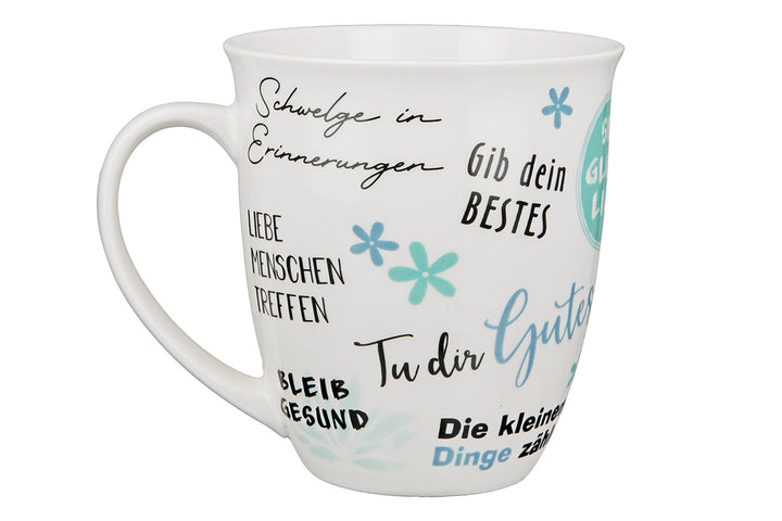 Porzellan Jumbo-Tasse 'Zeit für dich'