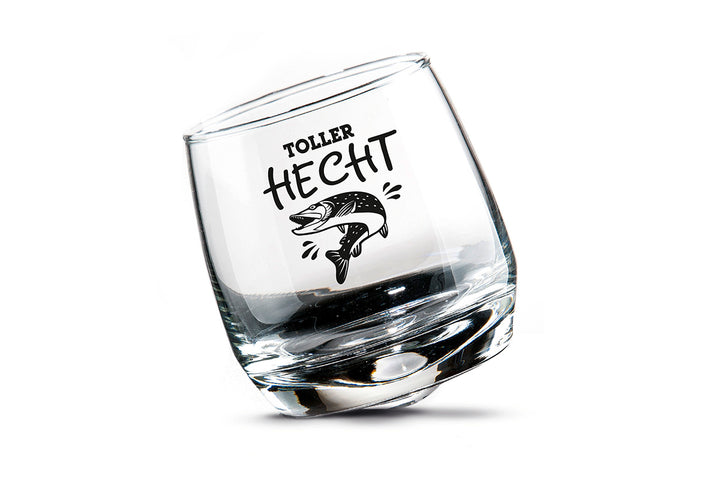 Glas Wackelglas 'Toller Hecht' 2er-Set