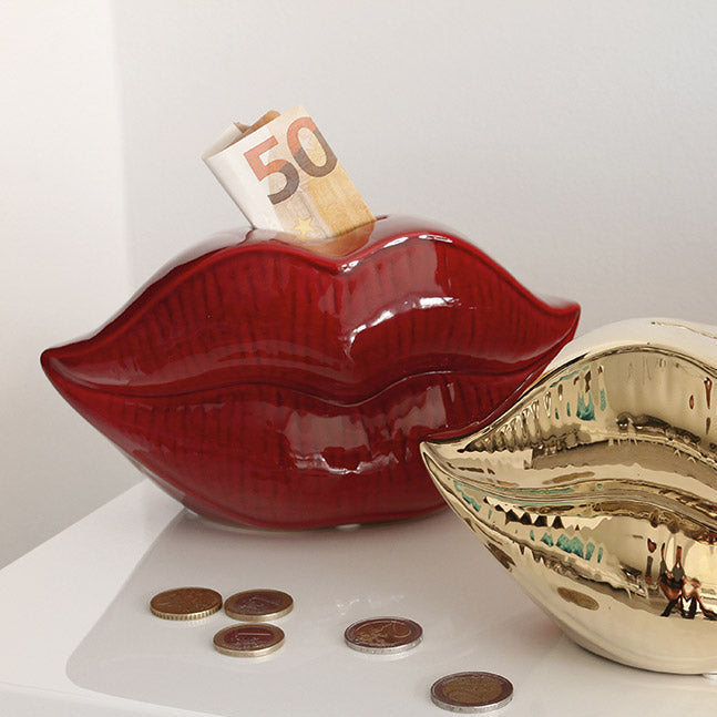 Porcelain money box cat 'Mietze'